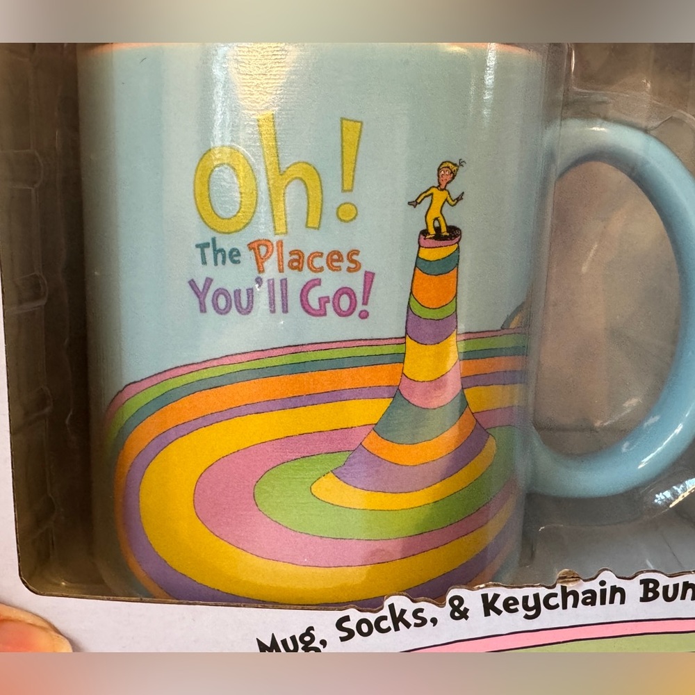Dr. Seuss Mug, Socks, and Keychain Bundle - Picture 2 of 4